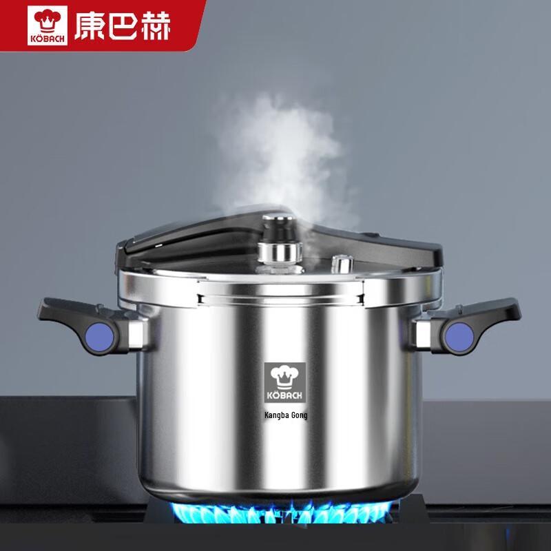KABACH 304 Stainless Steel 3-Layer Composite Pot with Standable Lid
