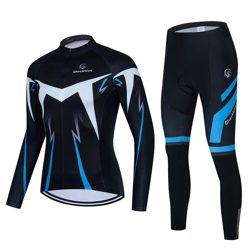 Red Quick-dry Cycling Jersey Set 2026 Summer Long Sleeve Road Bicycle Cycling Clothing Ropa Ciclismo Breathable Men's MTB Bike Wear