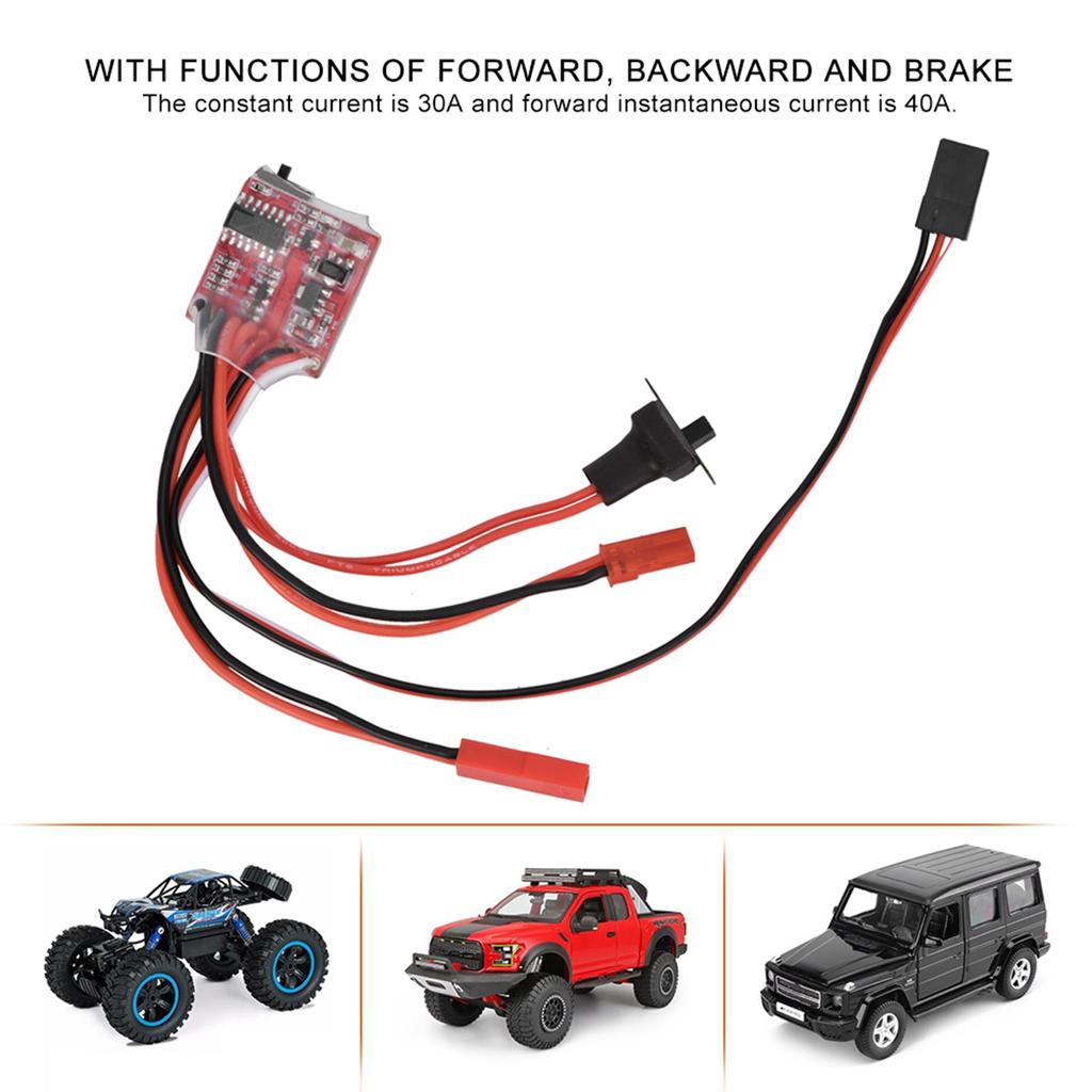 30A Brushed ESC Electronic Speed Controller With Brake for RC Car