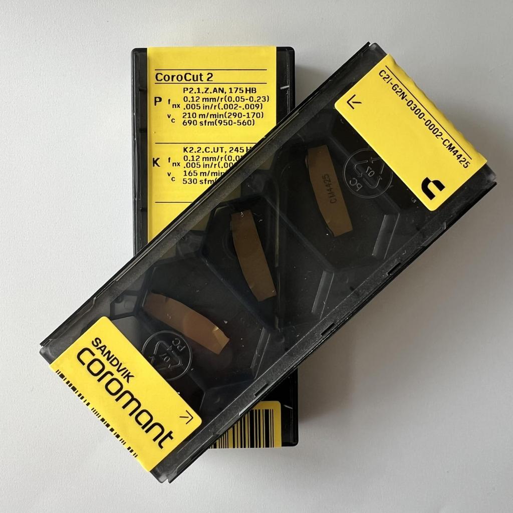 SANDVIK / C2I-G2N-0300-0002-CM 4425 / Original Swedish hard alloy blade 5 Pcs
