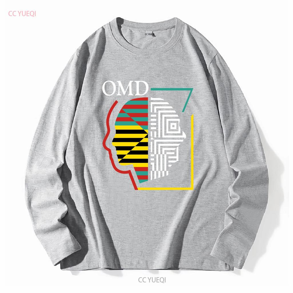 OMD Orchestral Manoeuvres in the Dark LARGE 2022 N AMERICA TOUR T Shirt long or short sleeves vintage Washed Soft Breathable
