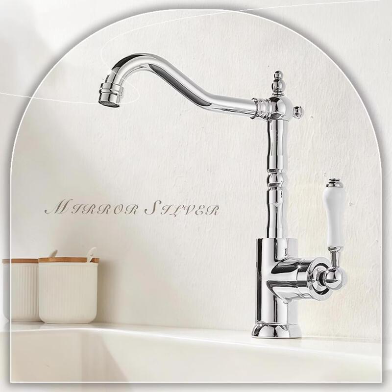 

TLXT Vintage Golden Basin Faucet
