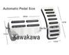 Compatible Metal Accelerator and Brake Pedals for Volkswagen Jetta, Polo, Sagitar, Bora, Golf 4