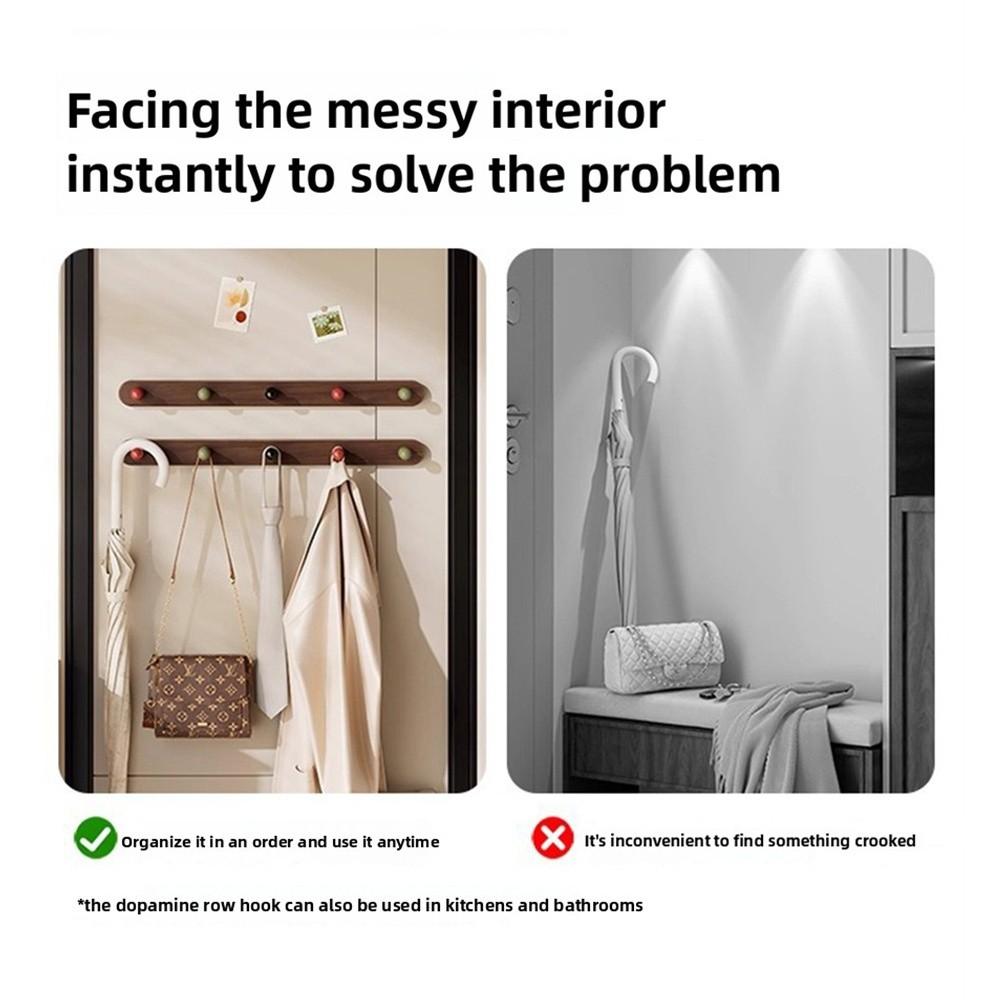 Strong Load-bearing Wall Hooks Adhesive Clothes Holder New Key Holder  Entryway