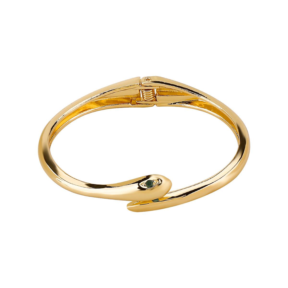 

DIEZI Преувеличенные Простые Геометрические Манжеты Пружинные Браслеты Мода Панк Золотой Серебряный Цвет Тяжелый Металл Браслет Для Женщин Мужчин Ювелирные Изделия