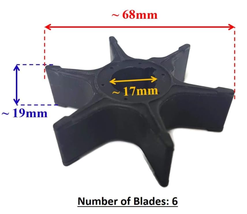 17461-94700 17461-94701 Outboard Motor Impeller Applicable to SUZUK 35/40/50/55/60/65 Horsepower