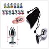 1PCS Small Size Metal Crystal Stainless Steel Anal Plug Jewelled Anal Butt Plug Sex Toys Products
