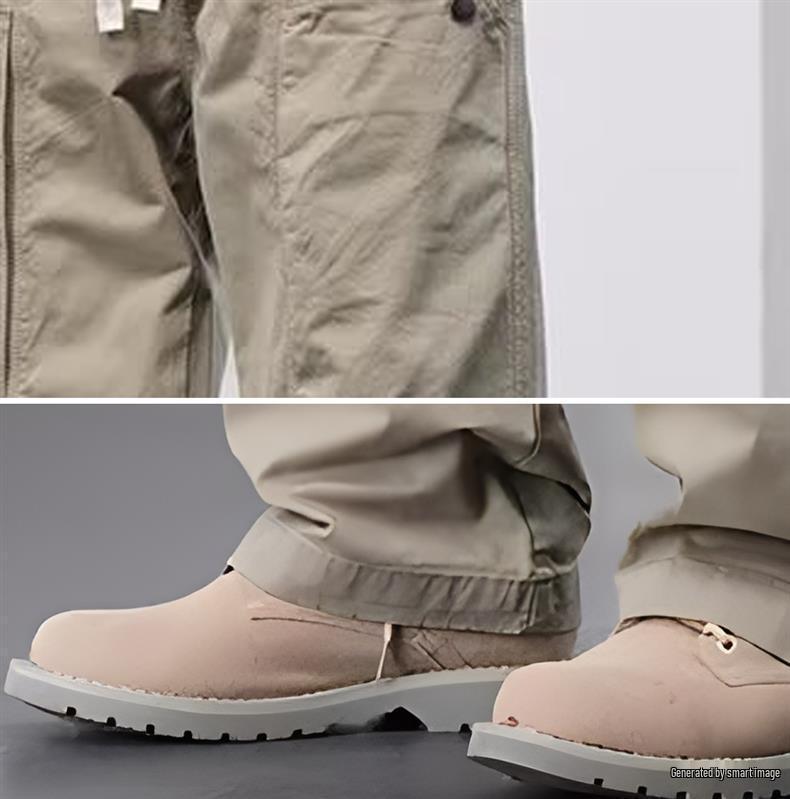 Pánske trendy americké retro cargo nohavice - Ťažké, Veľké vrecká, High Street štýl, Voľný strih, Rovné široké nohavice, Ležérne dlhé nohavice.