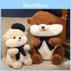 Beaver Cute Plush Toy Soft Short Fur Cuddly Pillow Ideal For Kids Sleepovers
