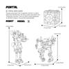 Portal 2 Moc Construction Blocks Plaything - Popular Game Peripherals Kids Assembly Kit Model Robot Decoration Present