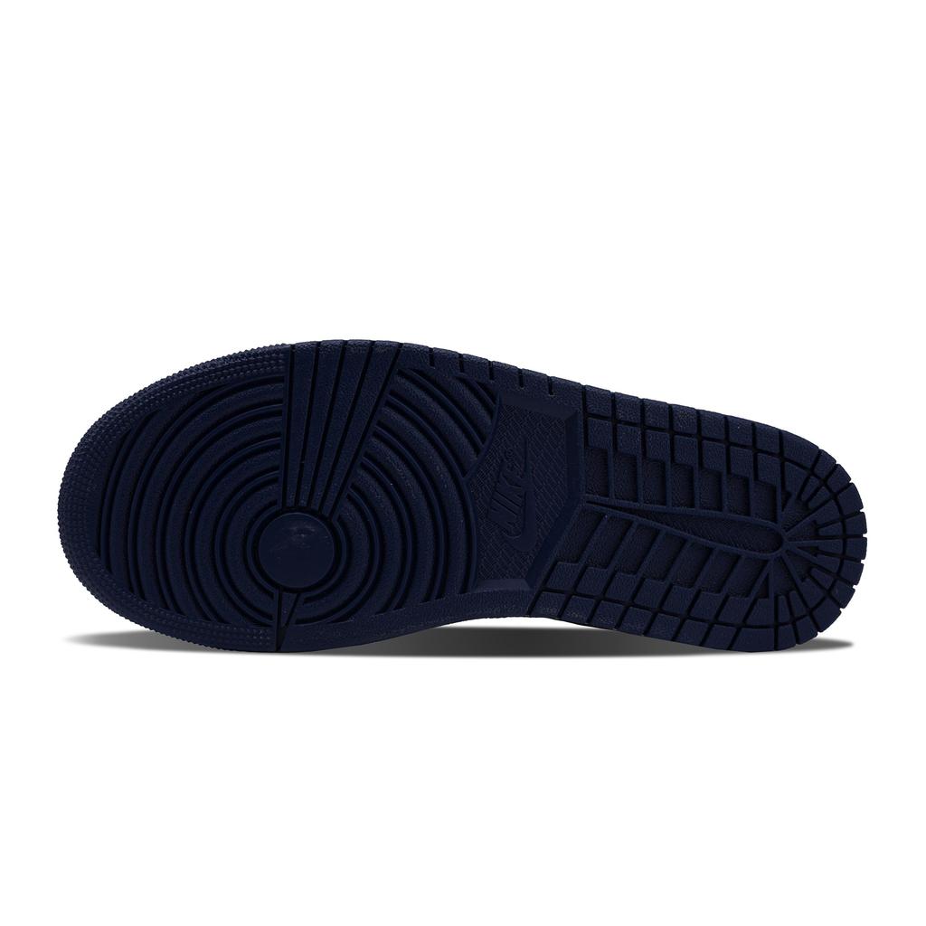 Jordan Air Jordan 1 Stile Graffiti Resistenti all'Abrasione Scarpe da Basket Basse Vintage da Uomo Blu Denim IH0648-141(Team420-)