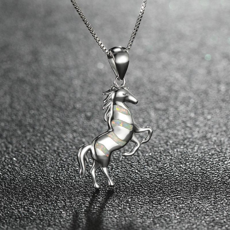 Hot Sale Opal Pony Necklace Femininity Versatile Ins Style, Neck Chain Collarbone Chain
