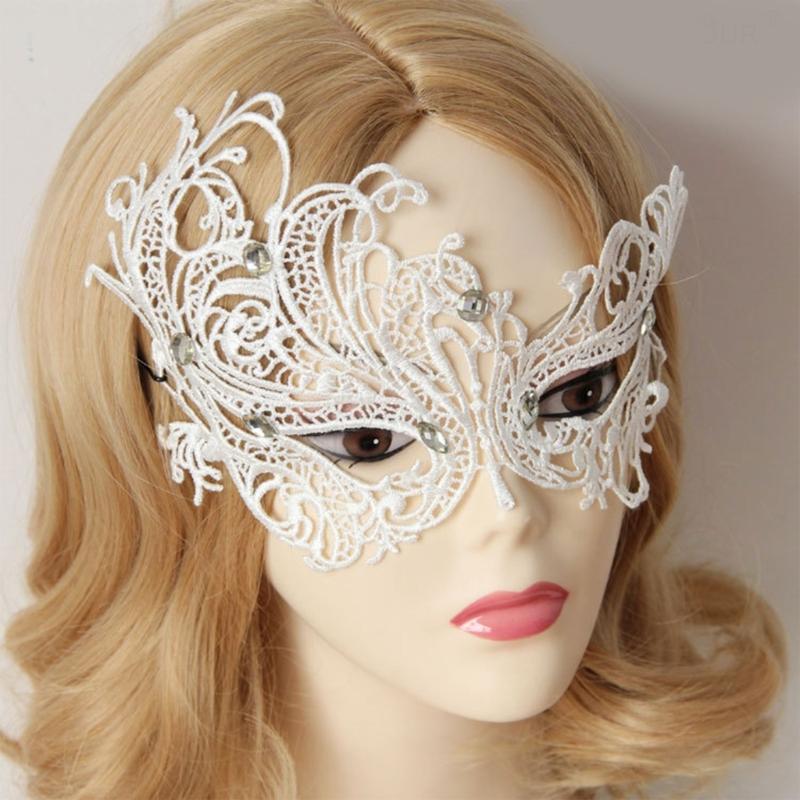 Masquerade Mask for Women, Sexy Lace Eyemask for Halloween Masquerade Carnivals Party, Proms, Dinner Party, Wedding