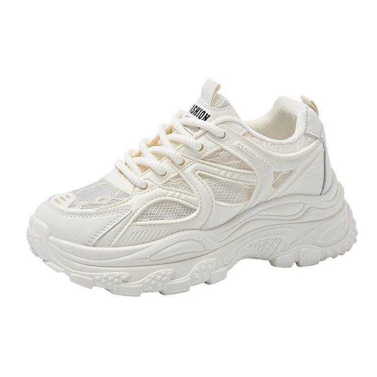 

Thick-soled dad shoes women s 2024 new summer thin mesh breathability increases Xiaobai casual sports shoes Zichun burst 40
