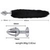 SM Erotic Cosplay Cute Fox Tail Anal Plug Bow-Knot Soft Cat Ears Headbands Collar Couples Accessories Sex Toys For Female Male