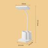 Desk Lamp Dimmable Color   Dormitory Desk Lamp Eye   Bedside Reading LED Lamp with Pen Holder
