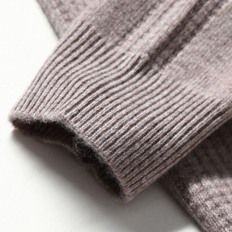 Herbst und Winter Herrenpullover mit halbhohem Kragen, leuchtender Hemdpullover, neuer Herrenpullover von Tide