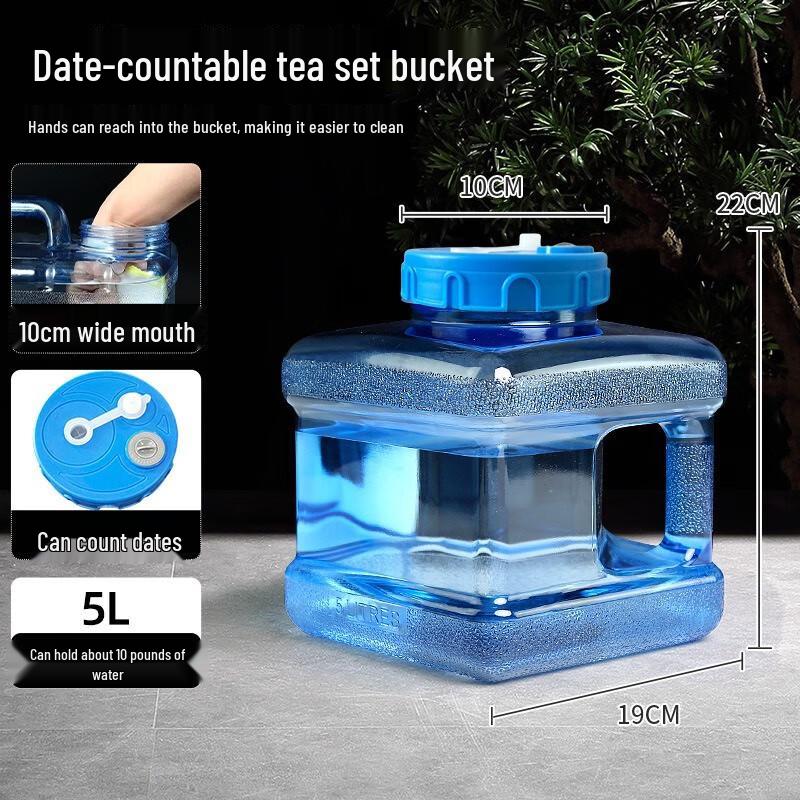 ZISIZ Portable PC Tea Water Storage Bucket