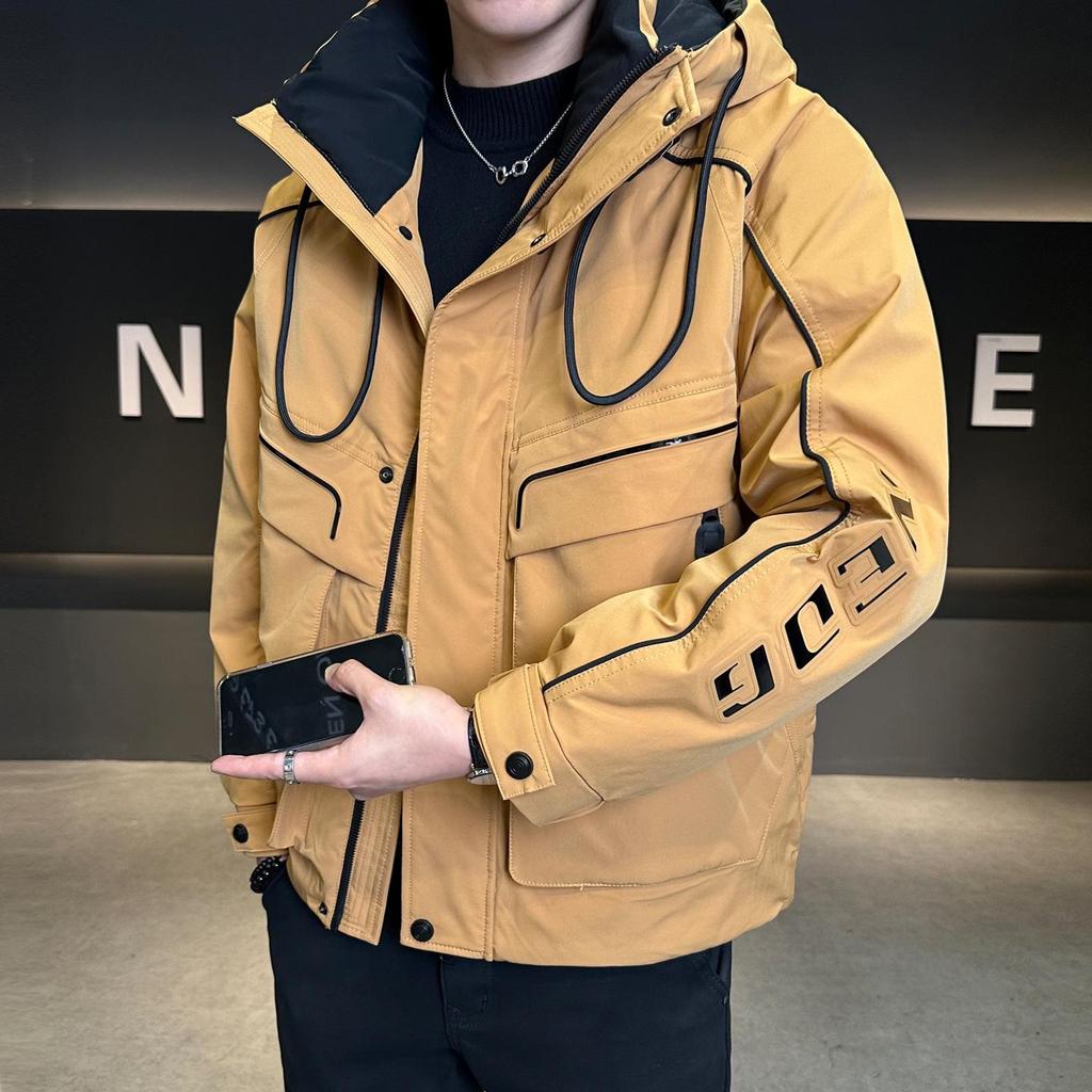 Men's High-End Hooded Winter Down Jacket 2025: Stylish, Warm, and Trendy Outerwear