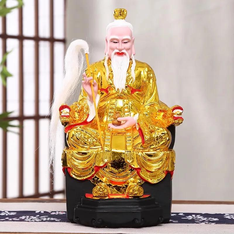Home offering ornaments The statue of Tai Shang Lao Jun Yuanshi Lingbao Tianzun Buddha statue of TaiShang Lao Jun Taoist deities