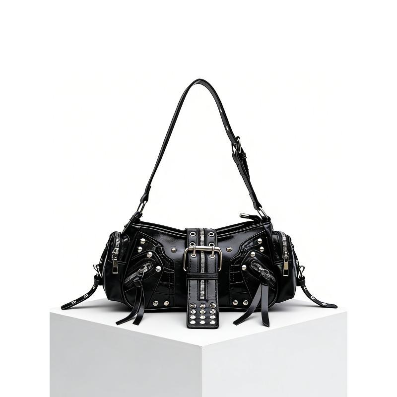 Ladies' Motorcycle Bag - Crossbody Bag - Shoulder Bag with Shoulder Strap - High-end Style - Large Capacity