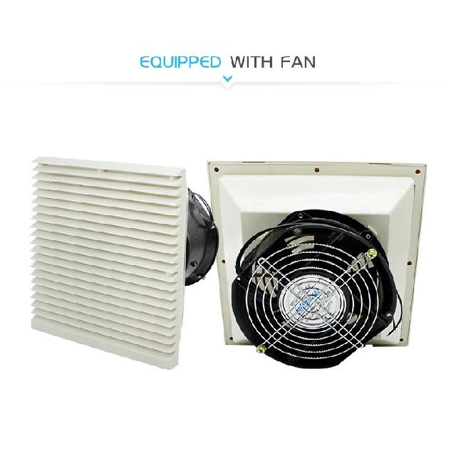 3325-230 172mm Lüfter 230V Elektrisches Schaltschrank-Lüftungssystem Staubdichte Abdeckung Gebläse Abluft Kühlung Industrieller Luftventilator Filter
