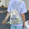 Lightweight Fitness Shoulder Bag Large Capacity Drawstring Fitness Bag  All-match