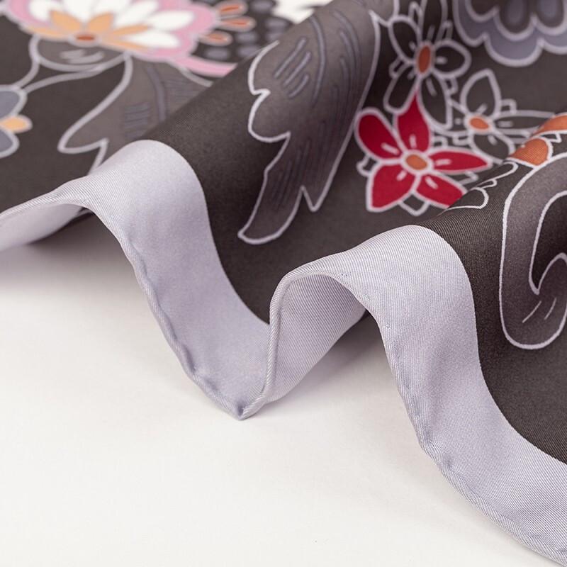 MARJA KURKI Women's Night Garden Double-Sided Silk Scarf