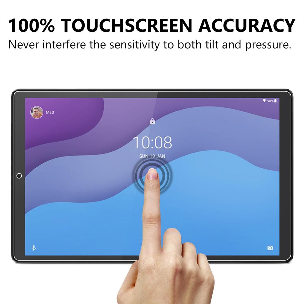 Tempered Glass Film Screen Shield 2.5D Arc Edge for Lenovo Tab M10 HD Gen 2 TB-X306 [Ultra Clear] [Anti-explosion]