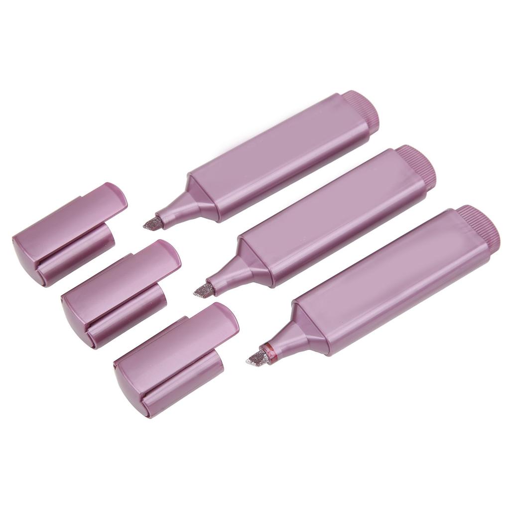 10 Pcs Highlighters Cool Glitter Pastel Metallic Purple Highlighter Unscented Markers for Students