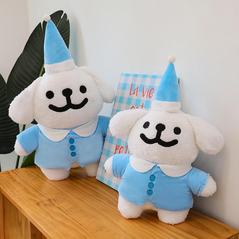 Korean Line Dog Doll Dog Plush Toy Children's Doll Birthday Gift Pillow Rag Doll