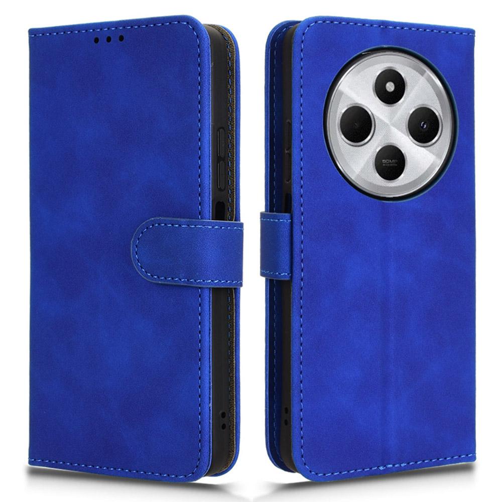 For Xiaomi Poco C75 4G/Redmi 14R 5G/14C 4G Leather Case Skin-Feel Anti-Drop Wallet Flip Phone Cover