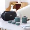 Taozhi Portable Ceramic Travel Tea Set