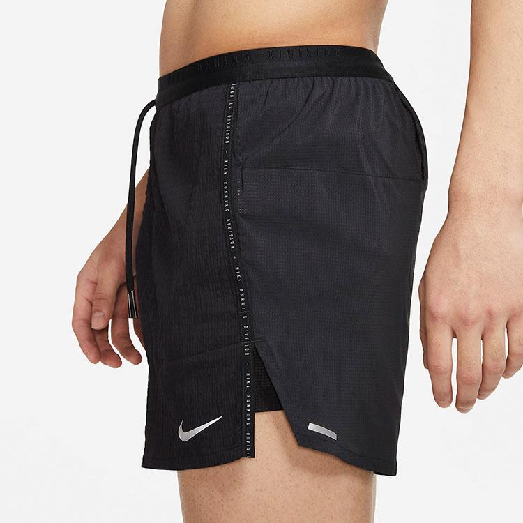 Nike Stride Run Division Reflekterende Detalj Treningsstrikkeshorts Herre Underdeler Svart DA1301-010