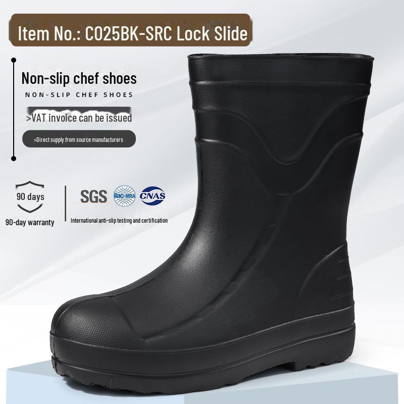 2025 Chef Shoes: Wear-Resistant, Lightweight, Comfortable, Waterproof, Oil-Proof, Non-Slip for Hotel Kitchen Work