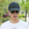 New Unisex Cap Adjustable Washed Cotton Solid Color Plain Baseball Cap Streetwear Leisure Hat Cap