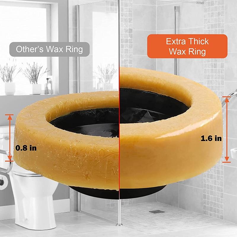 💰Kaufe Toilet Wax Ring Kit for Floor Toilets New Install or ReSeat