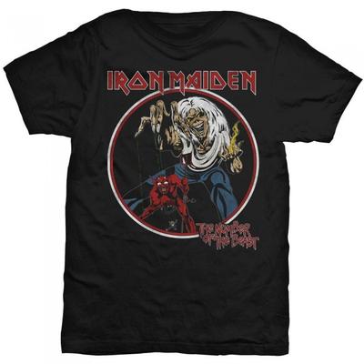 Iron Maiden Μπλουζάκι Unisex Adult Number Of The Beast