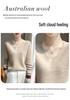 2024 Women's Slimming V-neck Wool Sweater - 100% Pure Wool, Warm Versatile Base Layer