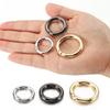 5/10Pcs Metal O Ring Spring Clasps Openable Round Carabiner Keychain Bag Clips Hook Dog Chain Buckles Connector For DIY Jewelry