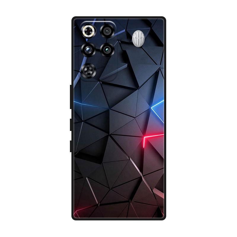 Case For Nubia Red Magic 11 Pro Plus Case Cool Silicone Protective Cover for Red Magic 11 Pro+ 5G Bumper Fundas Black Coque
