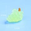 10Pcs/lot Multicolors Luminous Fruit Miniatures Glow In the Dark Resin Ornaments Fairy Garden Decoration Micro Landscape