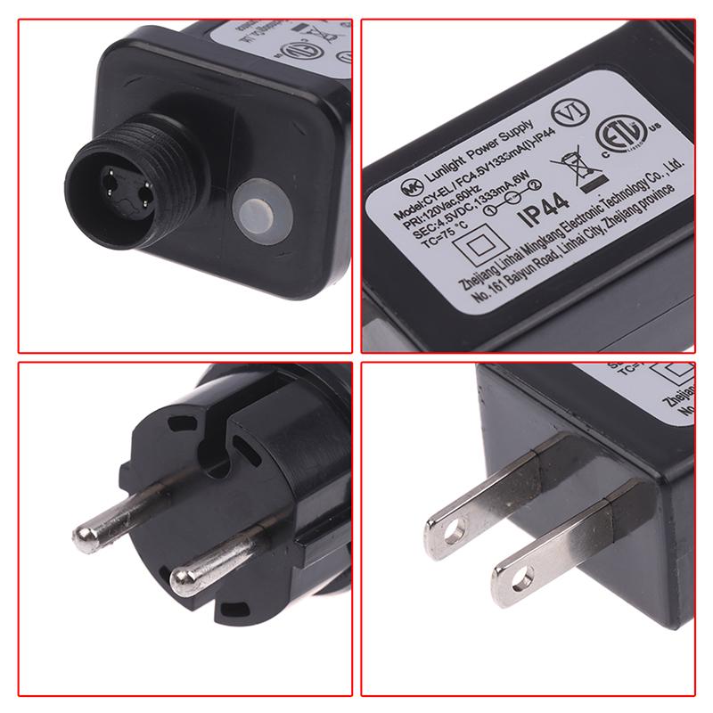 Eu/Us Plug 5Vdc 6W 8 Functional Selv Led Lamp Driver Switch Adapter Ip44 Waterproof Laser Lighting Europe Power Supply