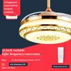 220V Invisible Ceiling Fan Lamps Bedroom Living Room Dining Room Study LED Modern And Minimalist Household Pendant Light