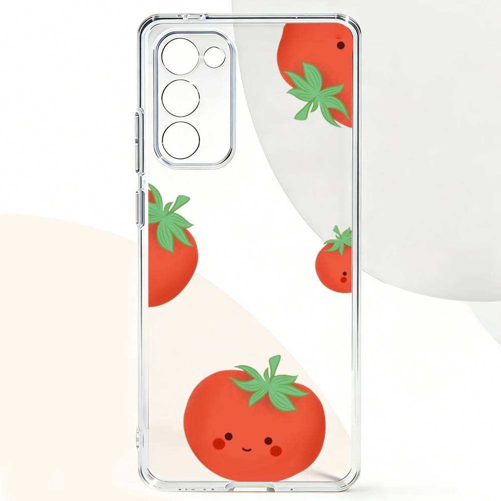 

K-Korean Ins T-Two Ted T-Tomato Phone Case For Samsung Galaxy A91,80,73,72 ,71,53,52,32 ,31,22,21s,20,Transparent Case Samsung a30 a20