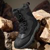 Winter High-Top Men's Snow Boots with Fleece Lining Thickened Waterproof Non-Slip Warm Fur and Cold-Resistant Cotton Shoes
