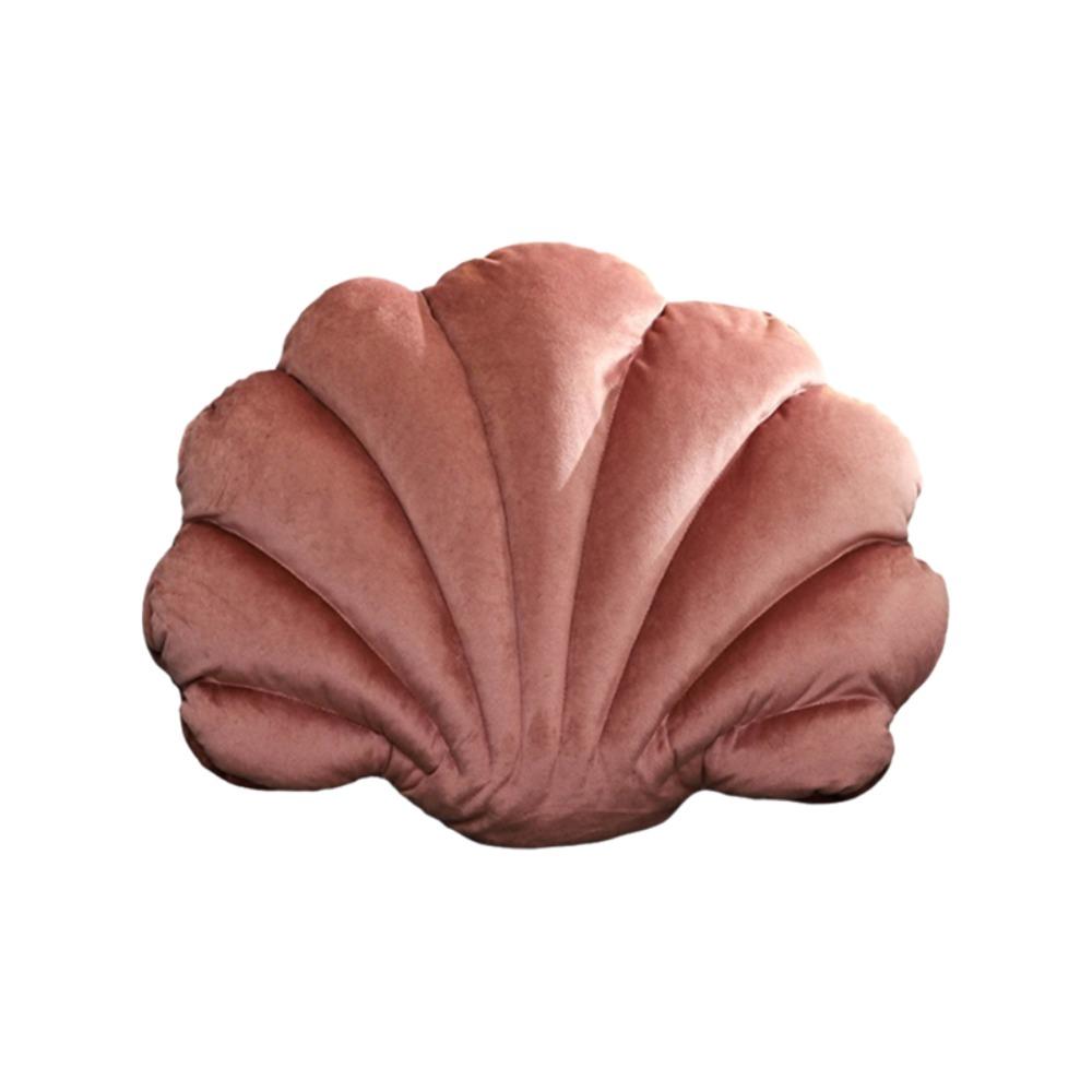 Skin-friendly Shell Throw Pillow Soft Sofa Waist Pillow Unique Car Cushion  Bed