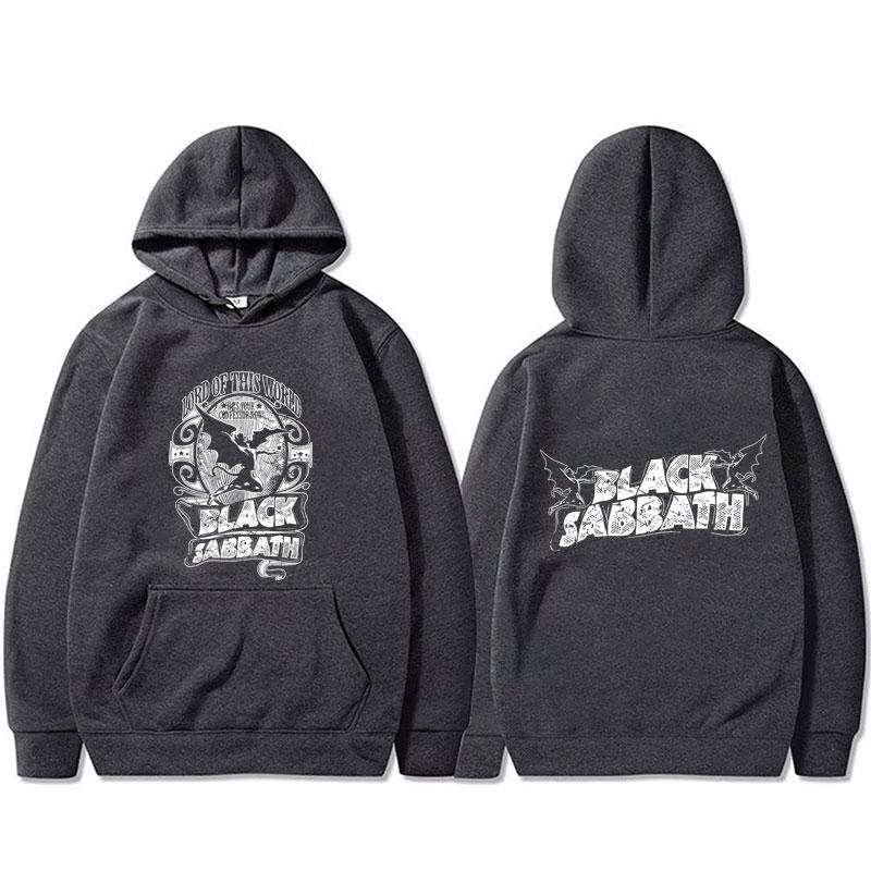 Heavy Metal Rock Band Black Sabbath Ozzy Osbourne Master of Reality Lord of This World Hoodie Men's Vintage Oversized