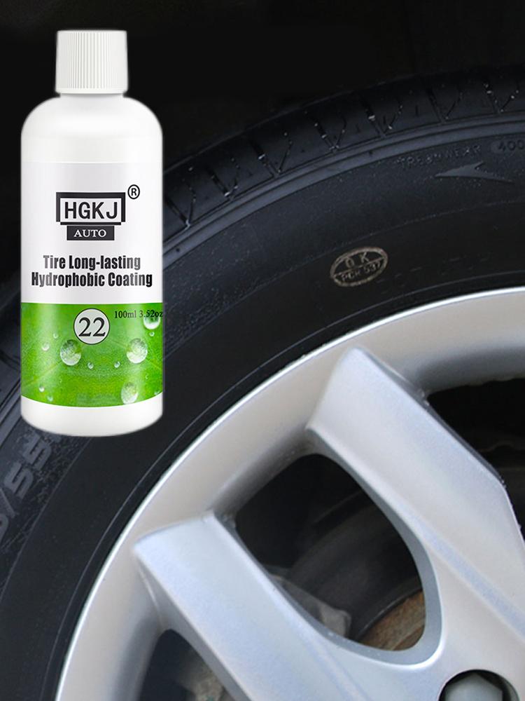 HGKJ-22 100 ml Reifenbeschichtung Auto Autowaschanlage Reinigungswerkzeuge Lackbeschichtungsmittel Renovieren Langlebige hydrophobe Beschichtungswerkzeuge