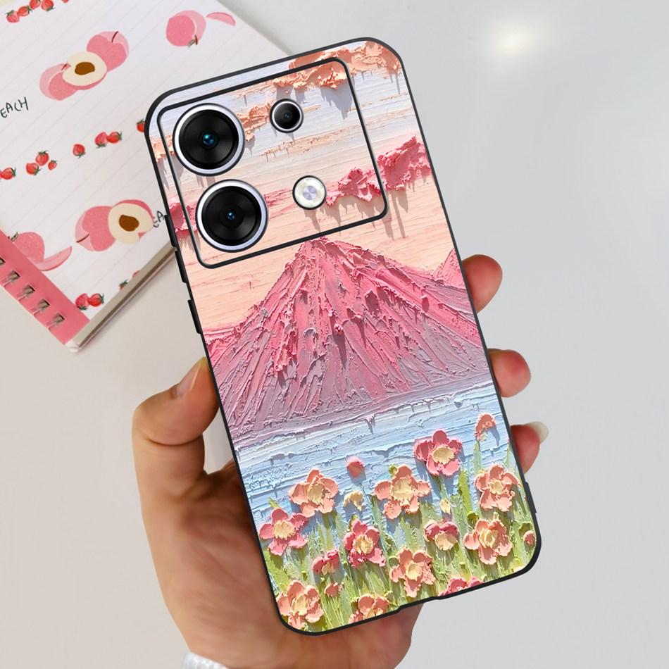 For Infinix Zero 30 X6731 Case Zero 30 4G X6731B Elegant Printing Soft Silicone TPU Slim Cases Cover For Infinix Zero30 5G